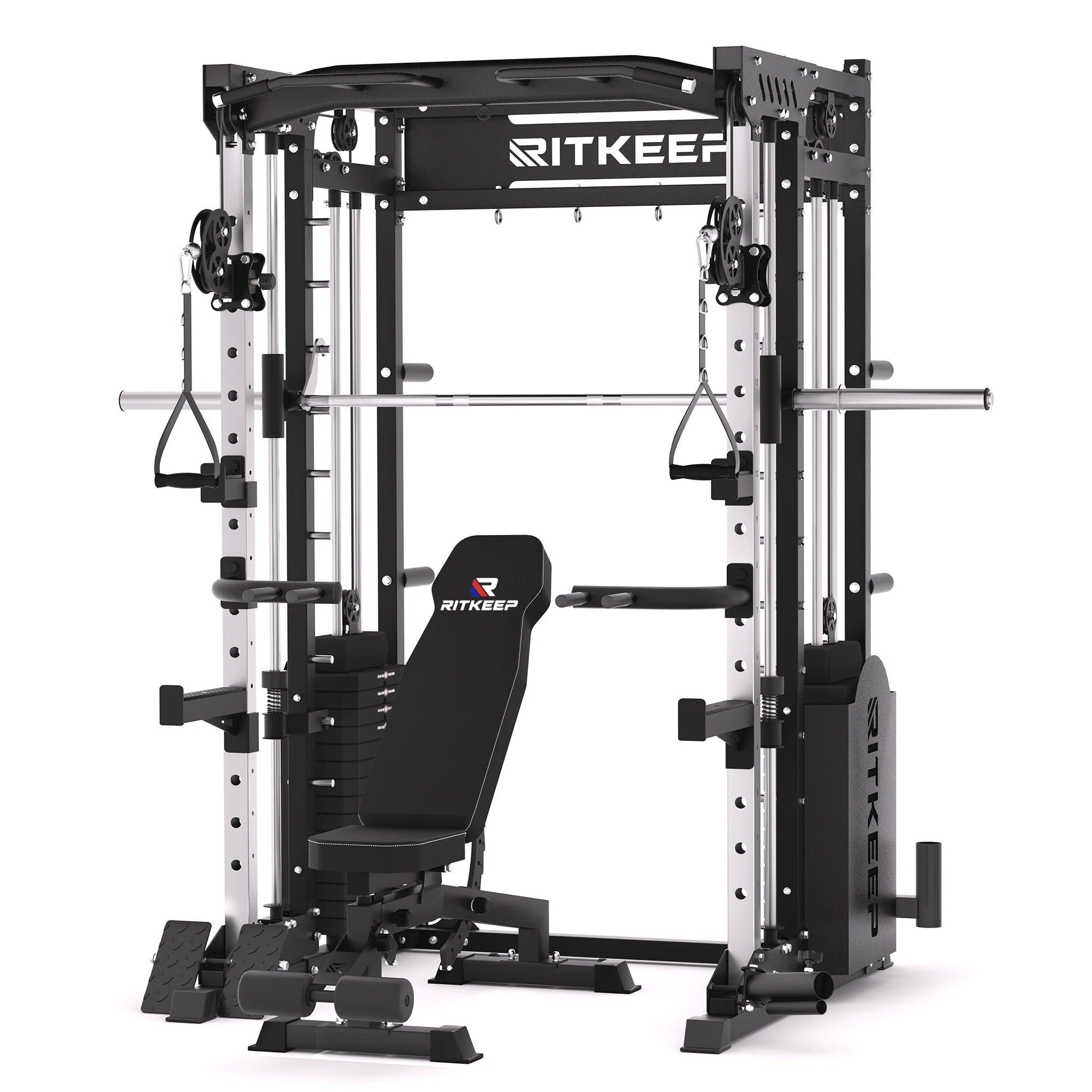 PMAX 5600 Home Gym Smith Machine - Integrated Weight System