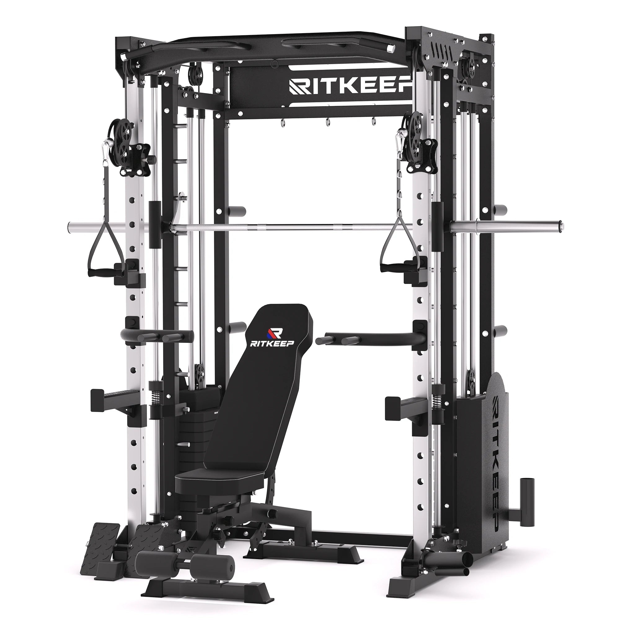 PMAX 5600 Home Gym Smith Machine - Integrated Weight System