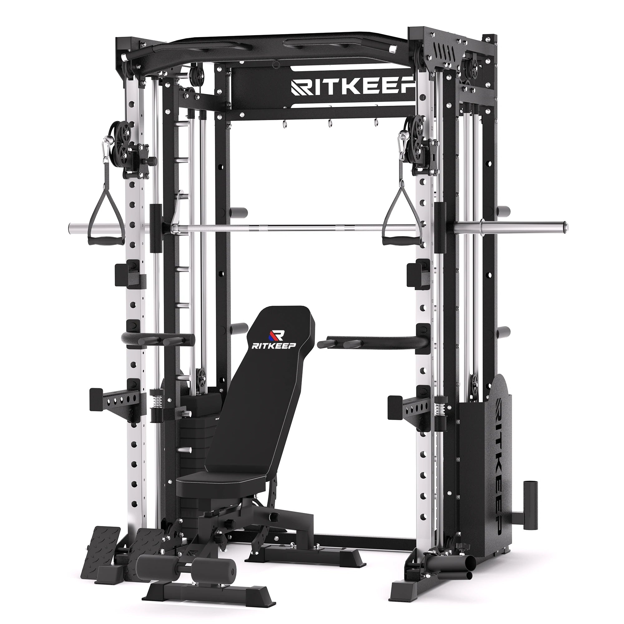 PMAX 5600 Home Gym Smith Machine - Integrated Weight System